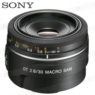Lente Sony 30mm F/2.8 SAM montura A macro 1:1 (nuevo)
