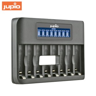 Cargador Octo USB Jupio  AA / AAA 