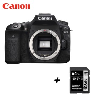 Cámara Canon EOS 90D (nueva)