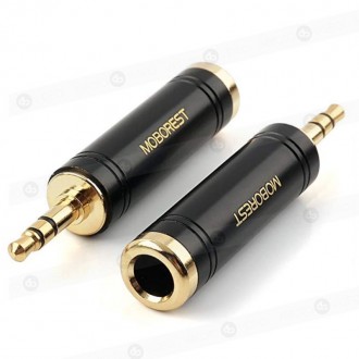 Adaptador Stereo Moborest 3.5mm M a 6.35mm F