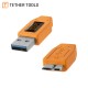 Cable TetherPro Micro USB 3.0 Tipo A a USB 3.0 Micro-B - 4.6m 