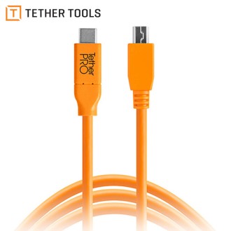 Cable TetherPro USB C a 5-Pin Micro-USB 2.0 Type-B - 4.6m