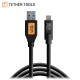 Cable TetherPro USB 3.0 a USB C - 4.6m (negro)