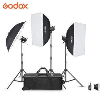 Kit de 3 flashes GODOX  MS300V-D (total 900W)