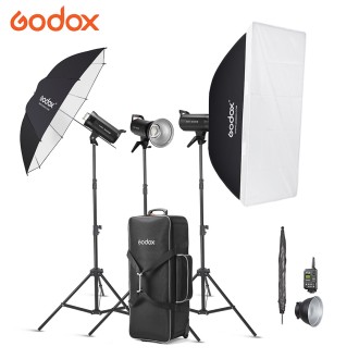 Kit de 3 flashes GODOX SK400IIV-D (total 1200W)