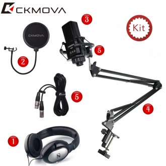 Kit Micrófono de estudio CKMOVA SXM-3