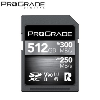 Memoria SD ProGrade Digital 512GB UHS-II SDXC - 300Mb/s - V90