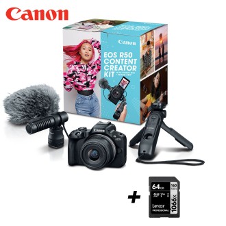 Camara Canon EOS R50 CCK Creator Kit (nueva)