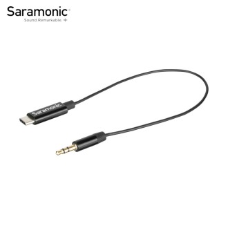 Cable Adaptador Saramonic SR-C2001 3.5mm TRS Macho a USB-C
