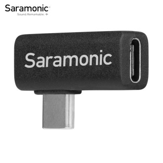 Adaptador Saramonic en Angulo SR-C2005 Macho USB C a Hembra USB C