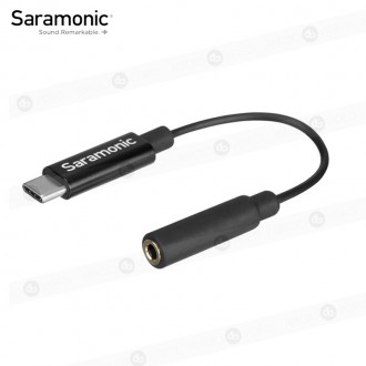 Cable Adaptador Saramonic SR-C2006 3.5mm TRS Hembra a USB Type-C para Osmo Pocket
