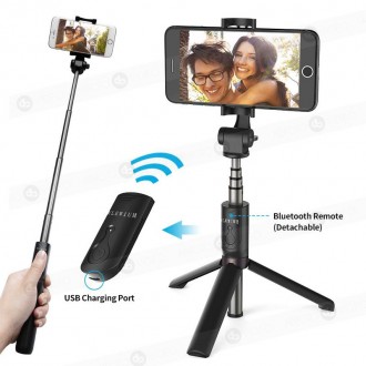 Tripode selfie monopie stick (bluetooth) para smartphone