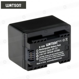 Bateria Watson tipo Canon BP-727 (3.6V, 2670mAh)