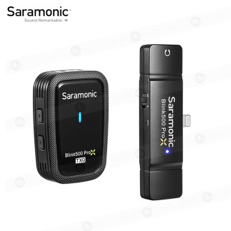 Micrófono Saramonic Lavalier Inalámbrico Blink 500 ProX Q3 para dispositivos iOS (2.4 GHz)