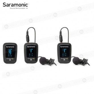 Micrófono Saramonic DUAL Lavalier Inalámbrico Blink 500 PROx B2 (2.4 GHz)