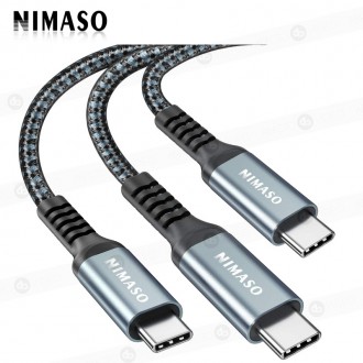 Cable de datos y carga USB C a USB C NIMASO para cámara / smartphone / Apple 