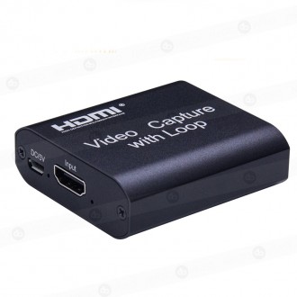 Capturador de vídeo HDMI Full HD con Loop - USB 2.0