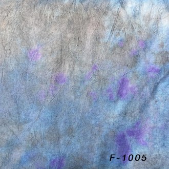 Fondo Muslim Tie Dye 3x6m - Gris Azul Violeta - M-1005