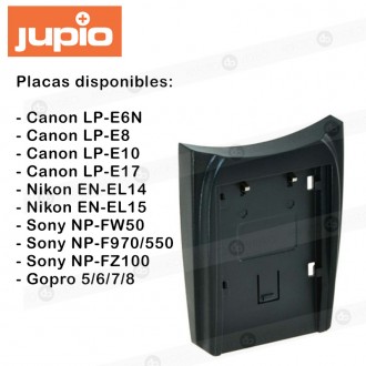 Placa para cargador Jupio / Watson (Nikon - Canon - Sony - Gopro -Fuji)