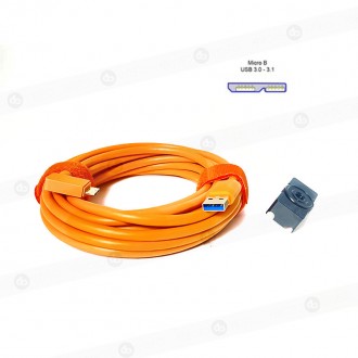 Cable USB UC-E22 Micro B 3.0-3.1 - en L (5m)