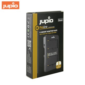 Placa adaptador V-Mount JUPIO Pro Line para 2 x NP-F Baterias