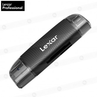 Lector de Memorias LEXAR RW310 - 2 en 1 USB A + USB Type-C hasta 170mb/s