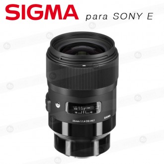 Lente Sigma Art 35mm F/1.4 DG HSM para Sony E (nuevo)*