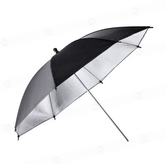 Paraguas Plateado 80cm