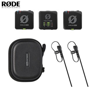 Micrófono RODE Wireless PRO 2-Person Clip-On  System/Recorder con Lavaliers (2.4 GHz)