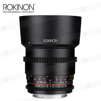 Lente Rokinon 85mm Cine DS f/1.5 para Canon EF (nuevo)*