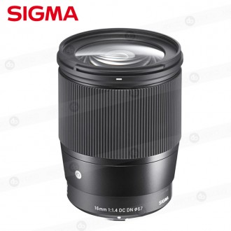 Lente Sigma 16mm f/1.4 DC DN Contemporary para Sony E (nuevo)