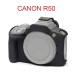 Protector de Silicona para Canon R50 - Negra