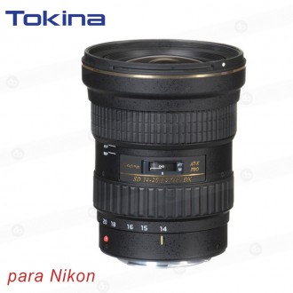 Lente Tokina AT-X 14-20mm f/2 PRO DX para Nikon (nuevo)*