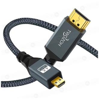 Cable TWOZOH Micro HDMI a HDMI - 4K - 3D (3m) 