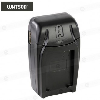 Cargador Watson para Baterías Canon Nikon Sony Gopro Fuji (escoger placas en opciones)
