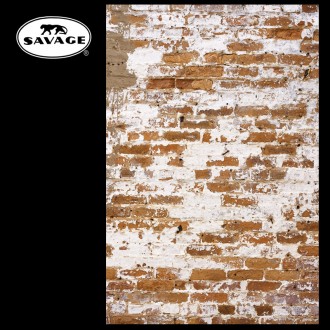 Fondo Vinyl SAVAGE Weathered Brick Wall