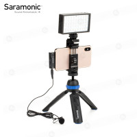 Adaptador Saramonic SR-EA2D 3.5mm TRS y TRRS para LIGHTNING / iOS