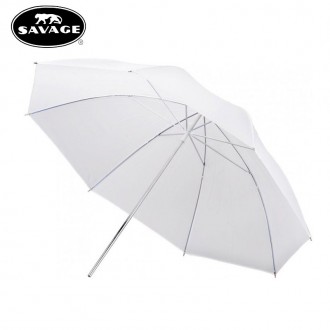 [Renta] Paraguas Blanco Translúcido 110cm